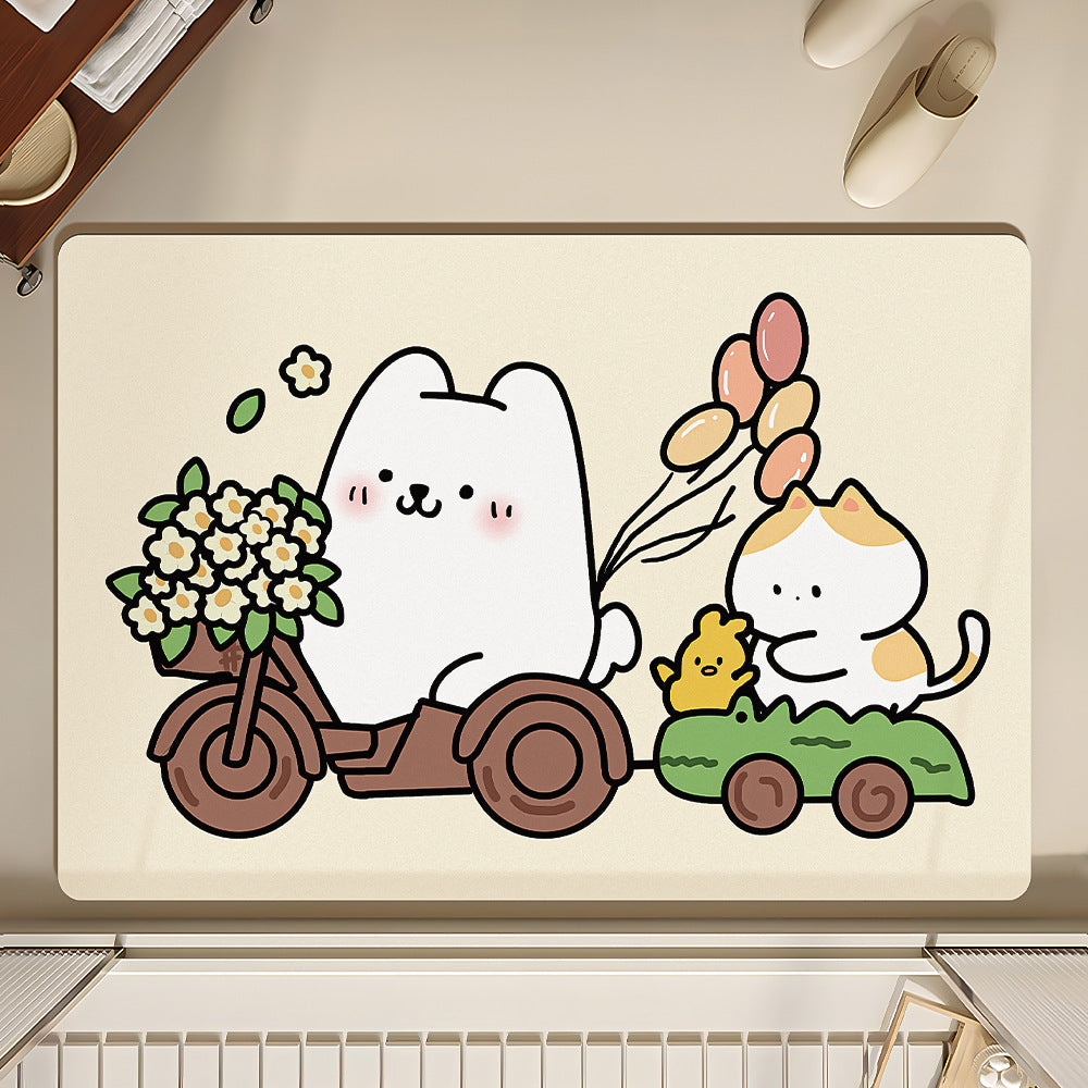 Playful Pet-Themed Indoor Area Rug