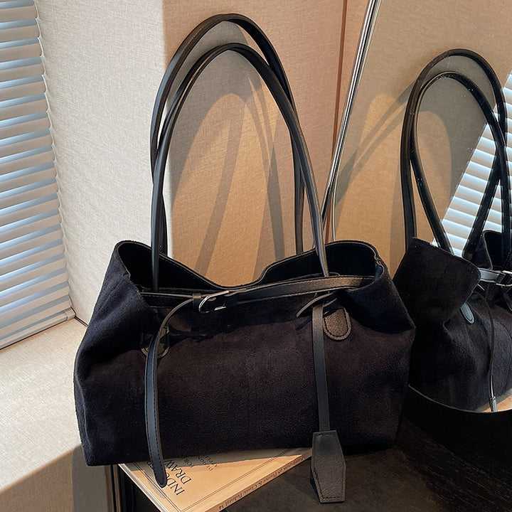 Elegant Suede Tote Bag