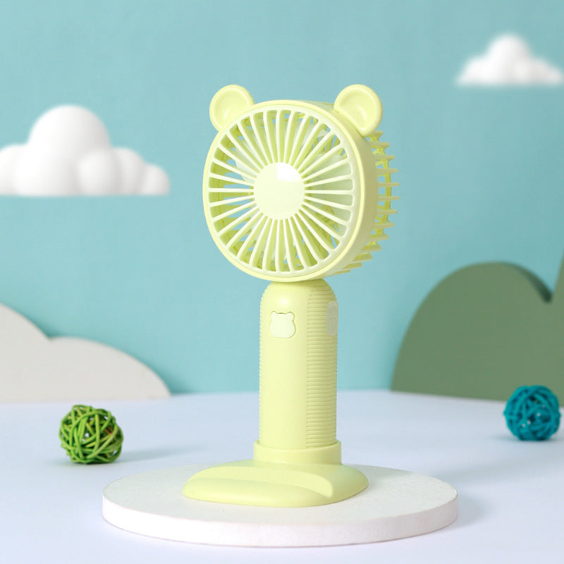 Ladies portable mini hand fan in cute bear design Kalsten