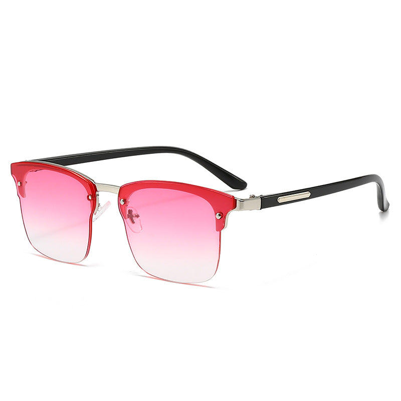 Ladies elegant square sunglasses with metallic accents Kalsten
