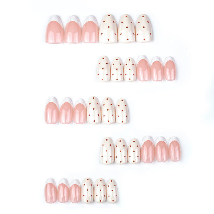 Elegant French Tip Press-On Nail Set