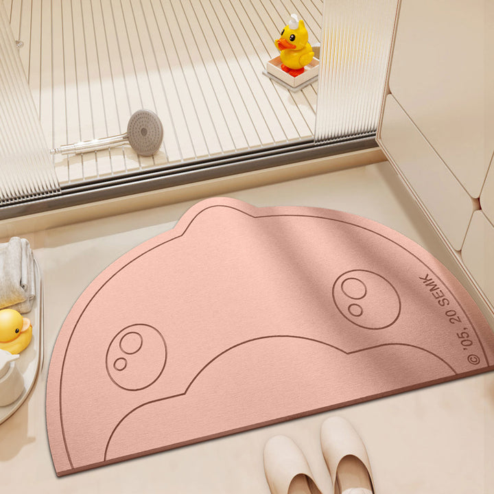 Playful Cartoon Bath Mat Kalsten