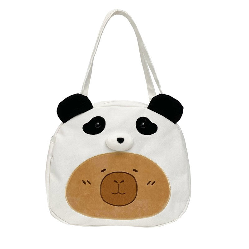 Cute Panda-Themed Shoulder Tote