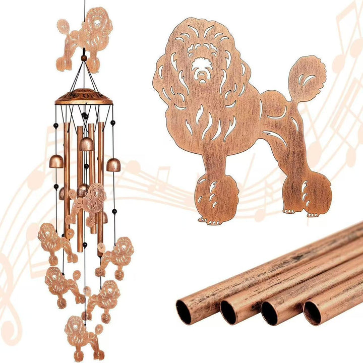 Decorative Wind Chime with Dachshund Design Kalsten