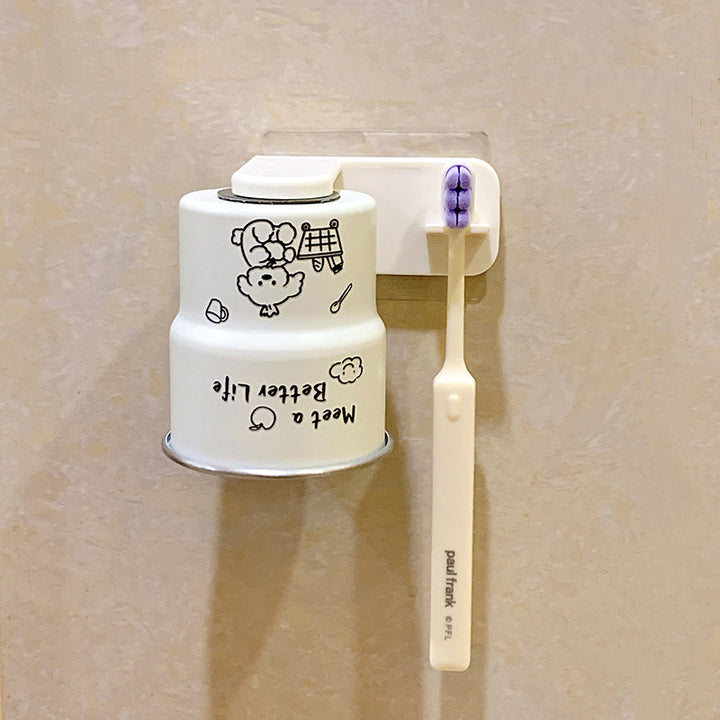 Wall-mounted toothbrush holder with cute animal design Kalsten