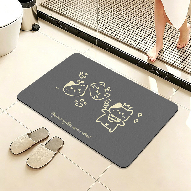 Cute Animal-Themed Bath Mat