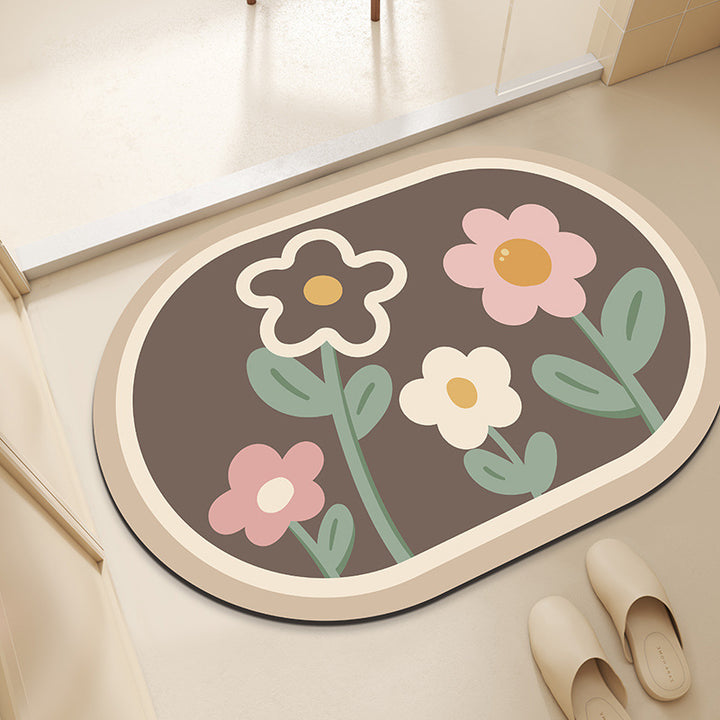 Floral-Designed Comfort Mat Kalsten