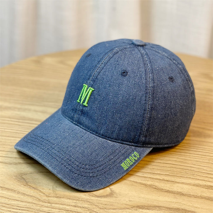 Men's Embroidered Denim Baseball Cap Kalsten