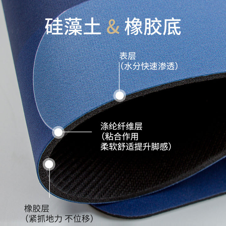 Quick-Dry Anti-Slip Bath Mat Kalsten