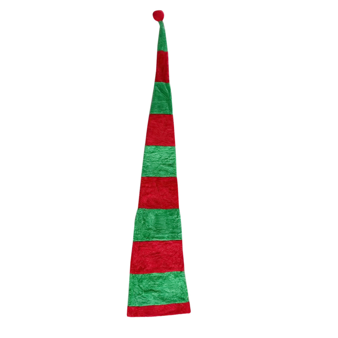 Long Christmas hat in striped design