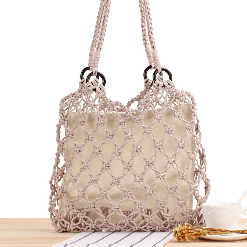 Fashionable Macrame Tote Bag Kalsten
