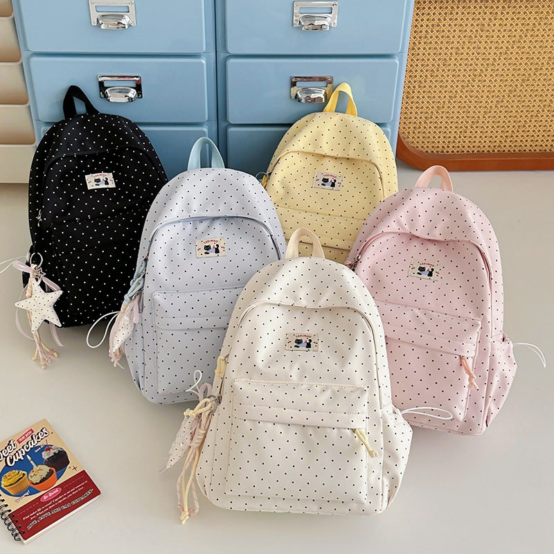 Cute Polka-Dot Backpack Kalsten