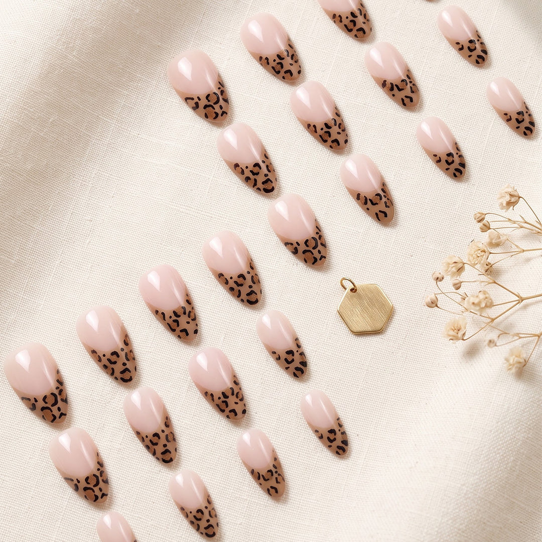 Trendy Animal Print Press-On Nails