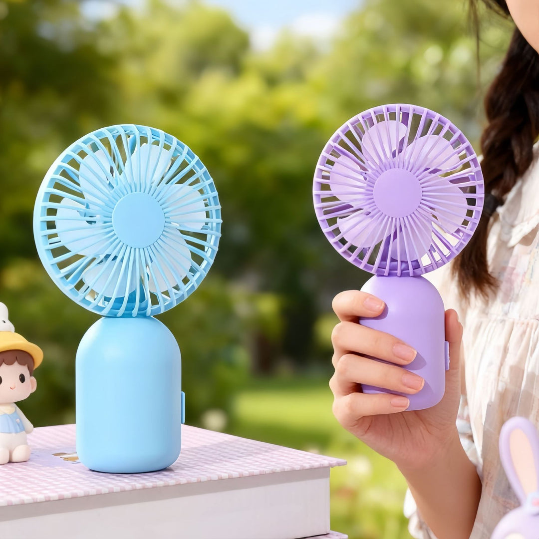 Ladies portable USB hand fan with flexible design Kalsten