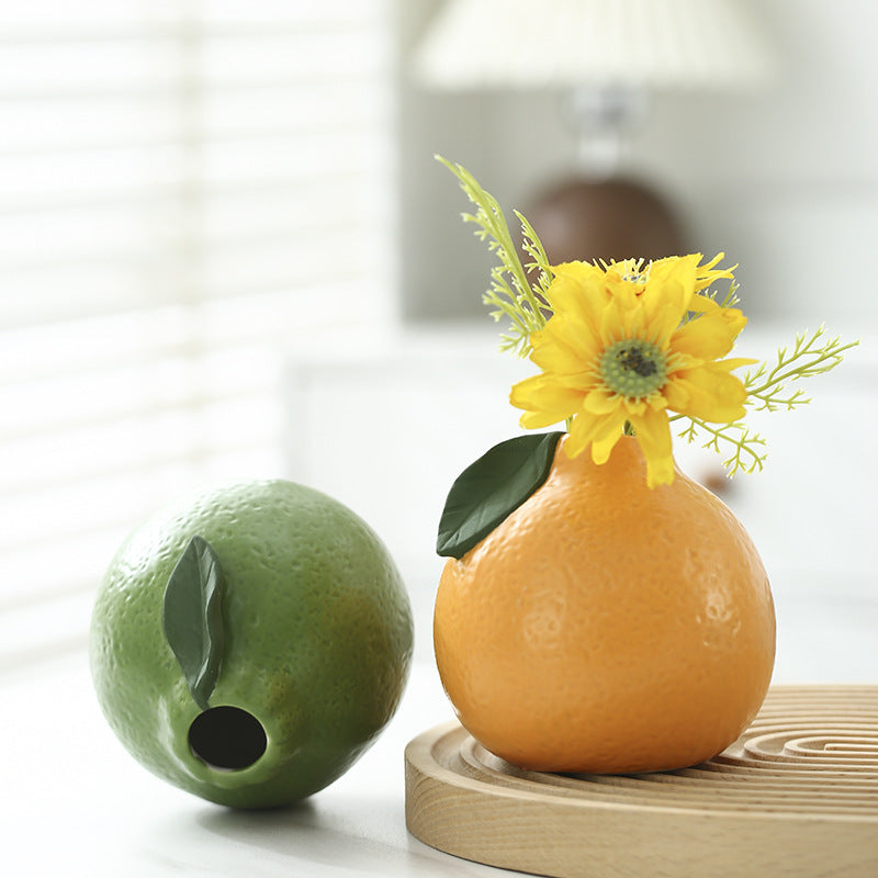 Whimsical Ceramic Fruit-Shaped Vase Kalsten