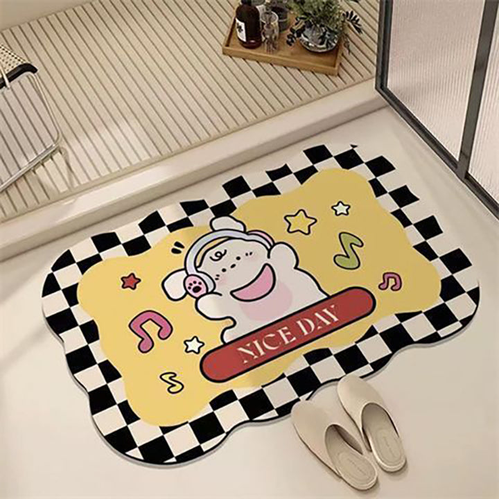 Pet-Themed Decorative Bath Mat Kalsten