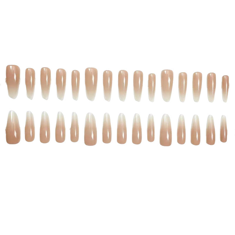 Elegant Artificial Nails with Fashionable Ombre Effect Kalsten