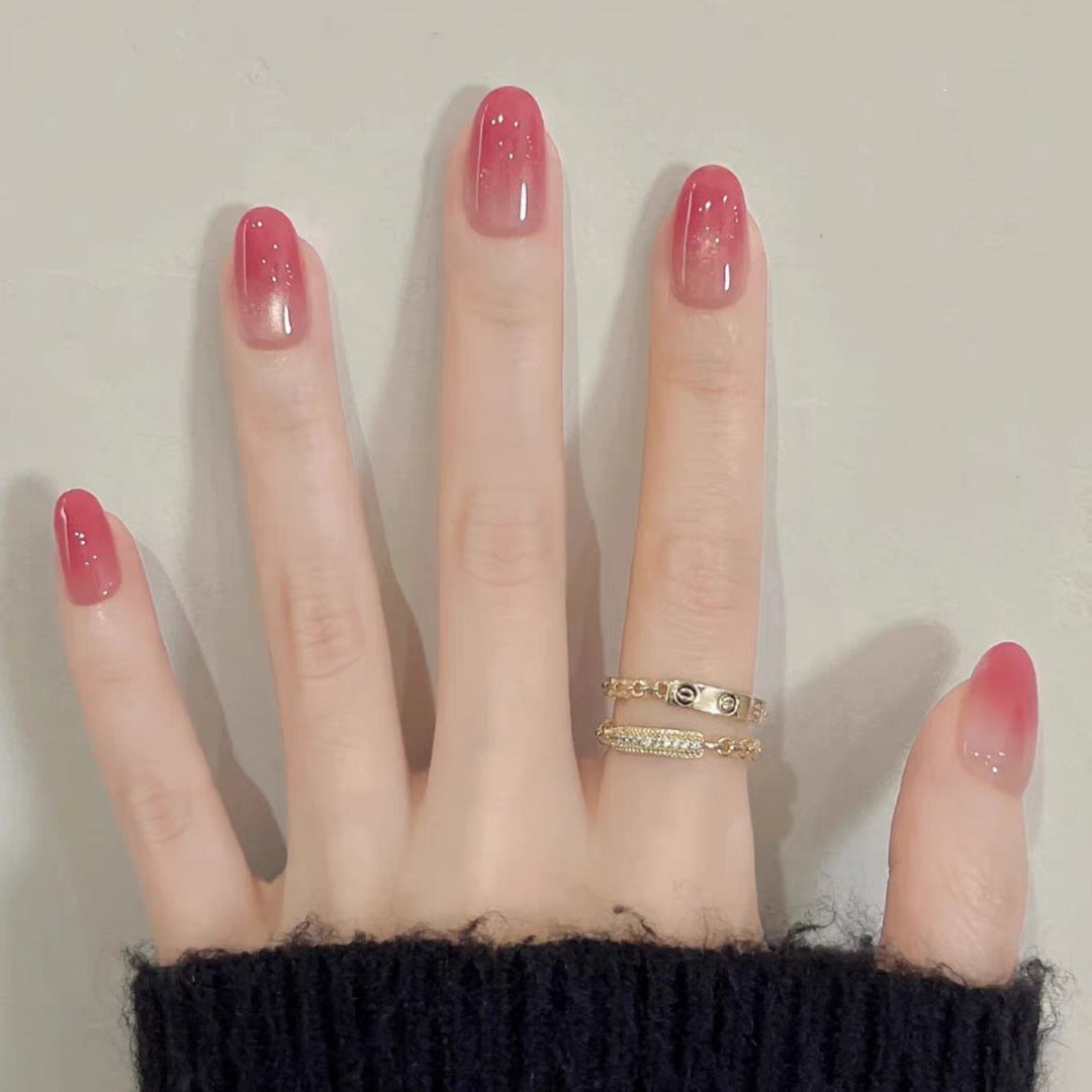 Ombre Nail Design Press-On Nails Kalsten