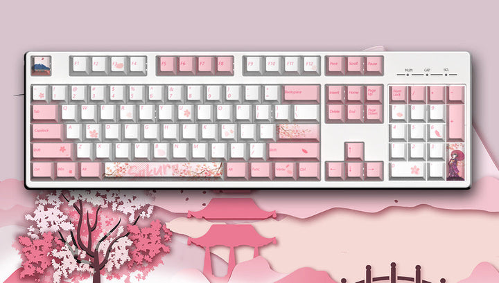 Ocean-Themed Mechanical Keyboard Kalsten