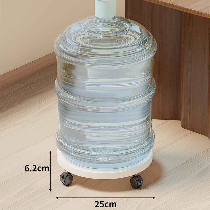 Rolling Wooden Bottle Dolly with Smooth Swivel Casters