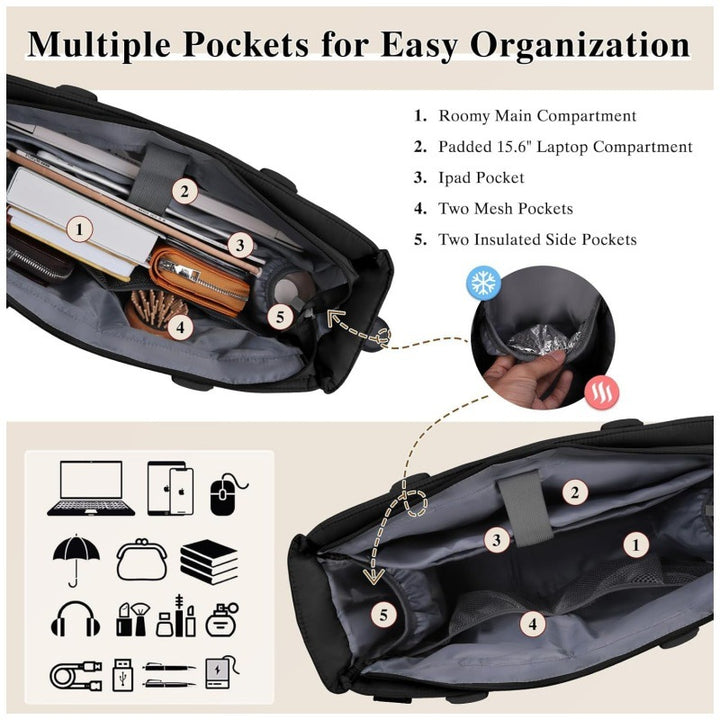 Practical Laptop Bag with Organizer Kalsten