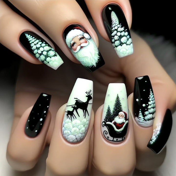 Festive Themed Holiday Nail Art Kalsten