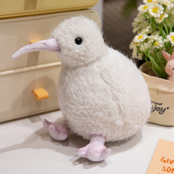 Realistic Plush Kiwi Bird Soft Toy with Weighted Base and Ultra-Soft Fur Kalsten