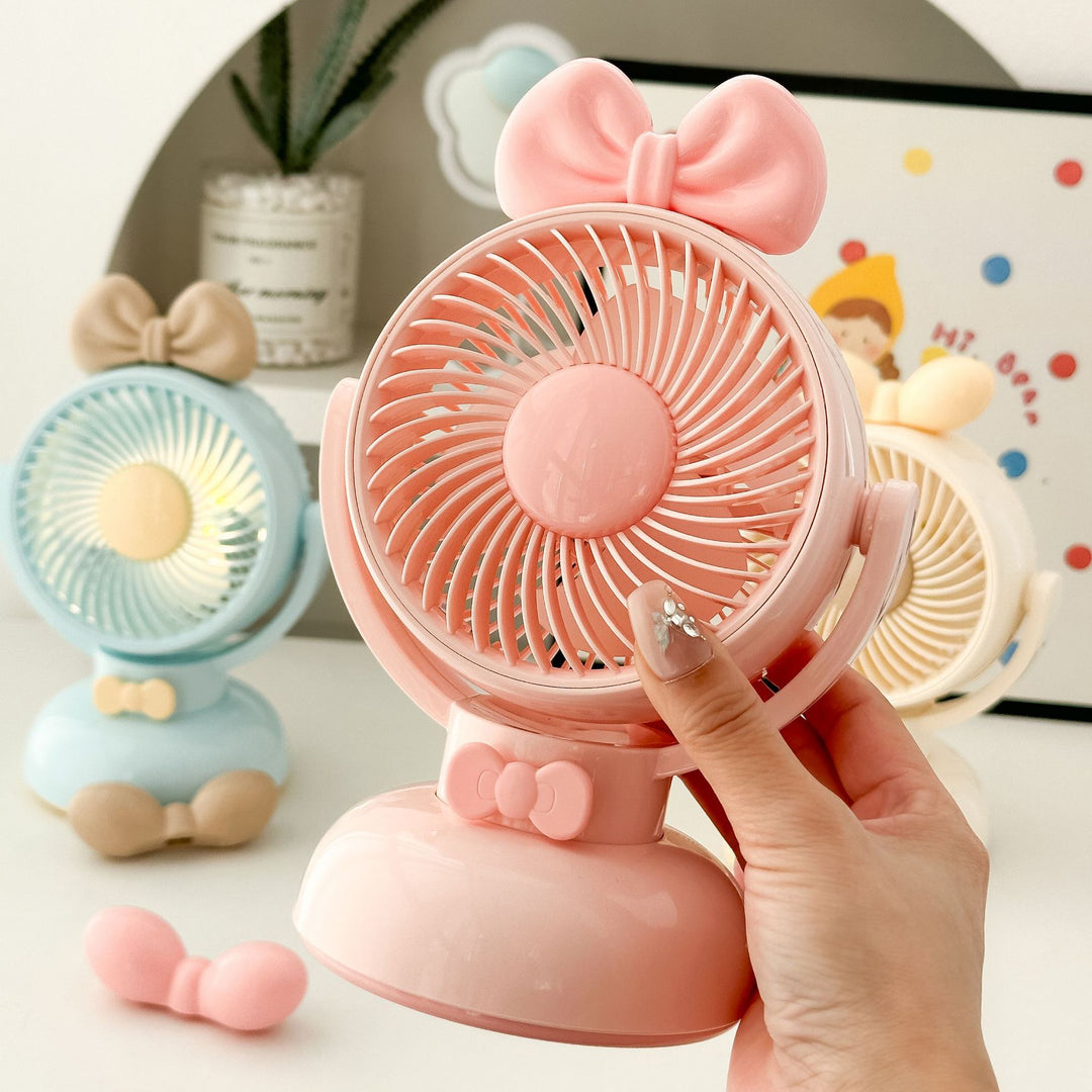 Unisex Portable Table Fan with Playful Design and Adjustable Tilt Kalsten