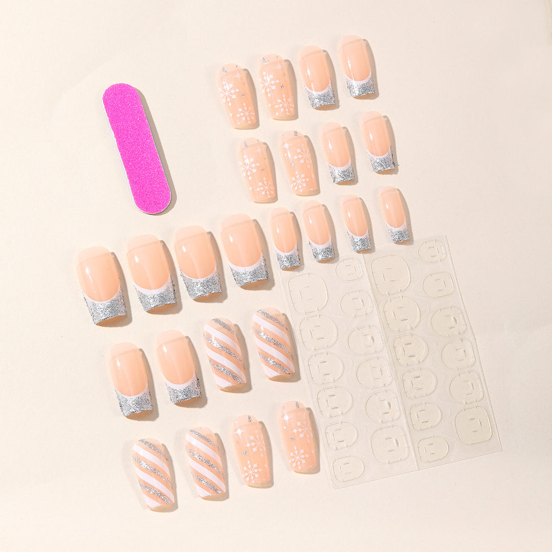 Festive Snowflake Nail Art Set Kalsten