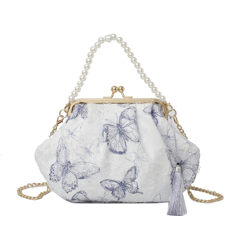 Elegant Floral Motif Clutch