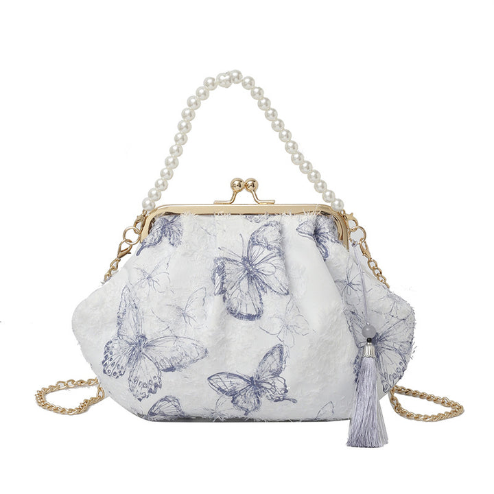 Elegant Floral Motif Clutch