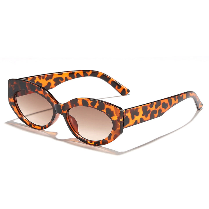 Ladies Cat-Eye Sunglasses with Playful Transparency Design Kalsten