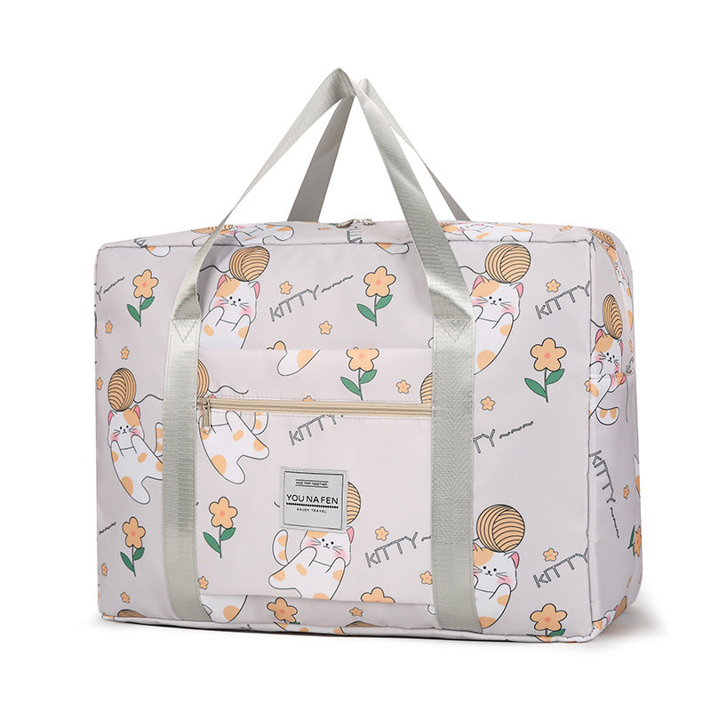 Fun Cat-Themed Travel Duffle Bag Kalsten