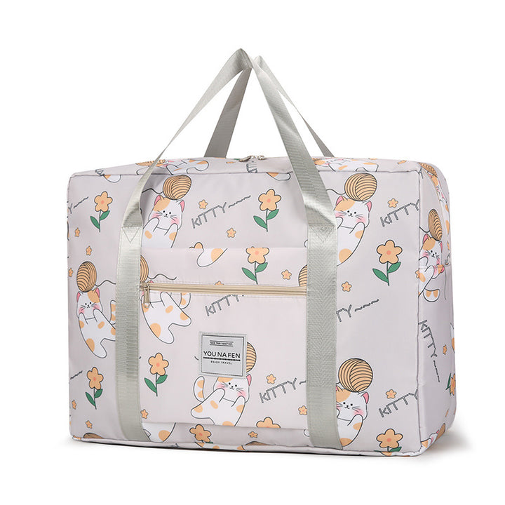 Fun Cat-Themed Travel Duffle Bag Kalsten