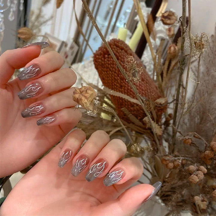 French Tip Press-On Nail Set