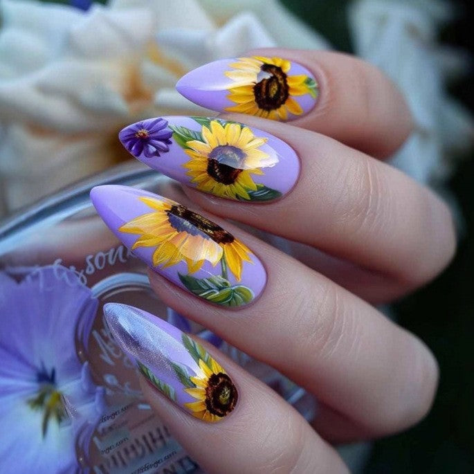 Art Nails in Luxurious Floral Design Kalsten 1787298902