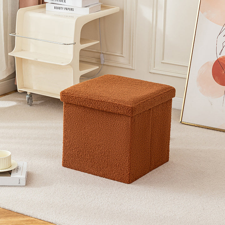 Plush Storage Ottoman Kalsten