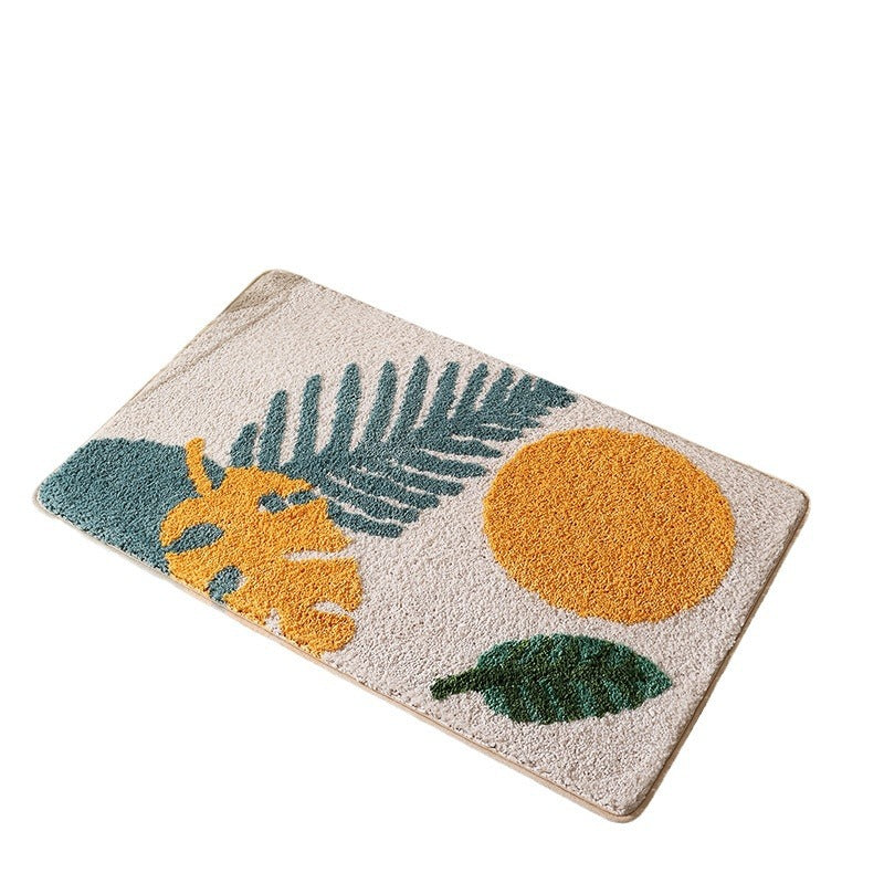 Tropical Leaf Area Rug Kalsten