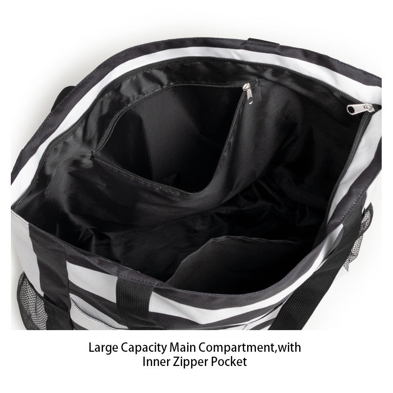 Spacious beach bag with practical outer pockets Kalsten