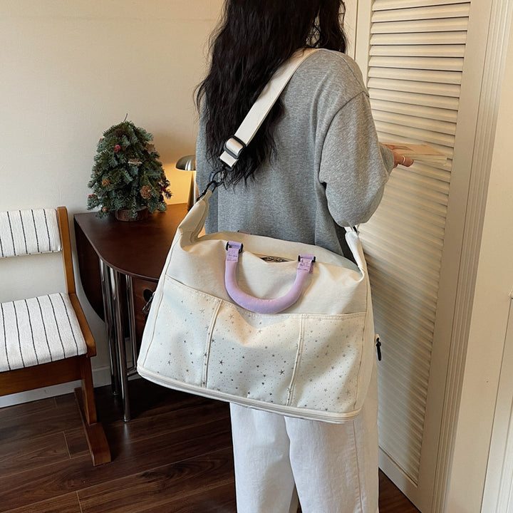Elegant Sports Bag with Sparkling Star Pattern Kalsten