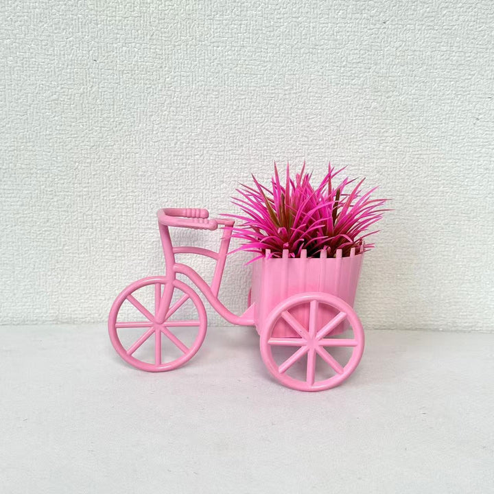 Decorative Bicycle Plant Holder for Home Decor Display