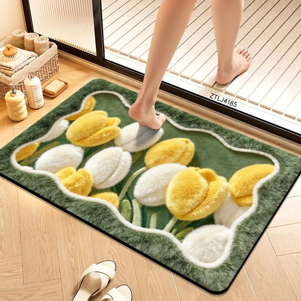 Decorative Bath Mat Kalsten