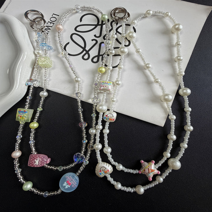 Decorative Pearl Charm Eyewear Chain Kalsten