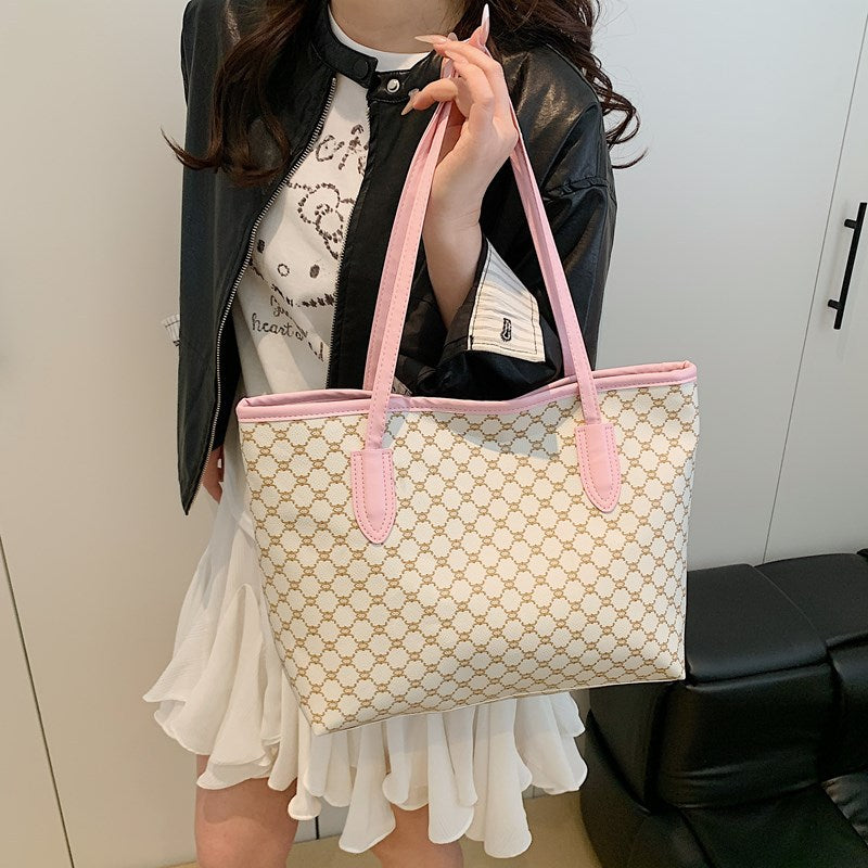 Elegant Geometric Pattern Tote Bag Kalsten