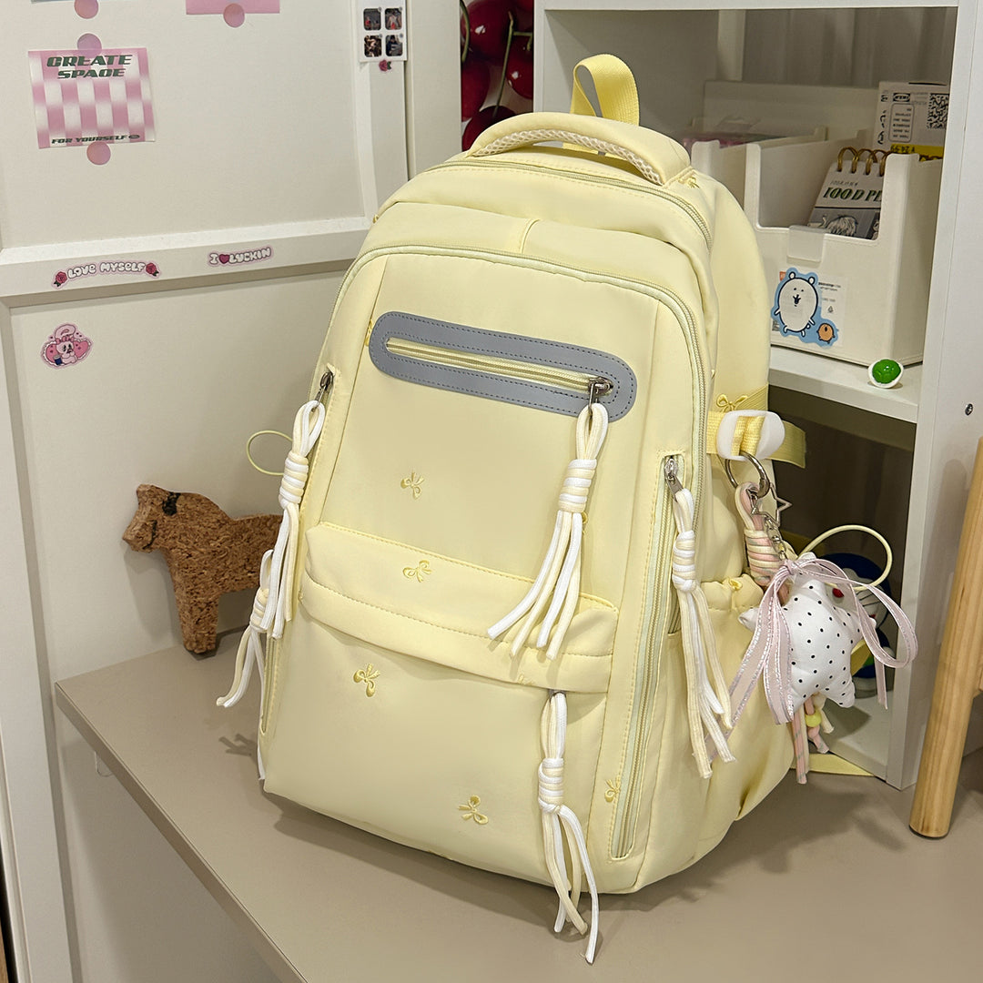 Decorative Floral Embroidered Backpack Kalsten