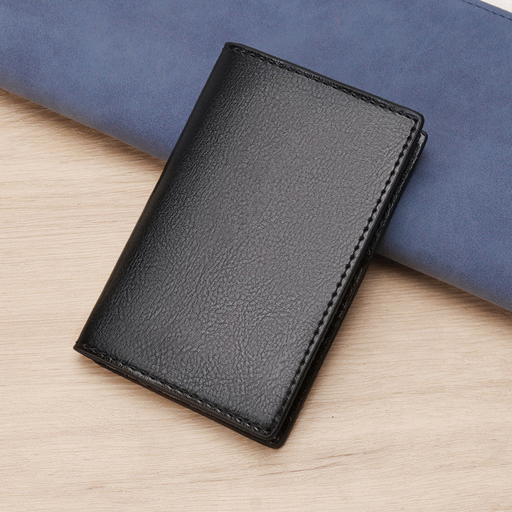 Premium Leather Vertical Card Holder kalsten