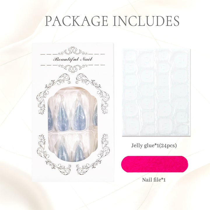 Premium Glitter Gel Nail Tips