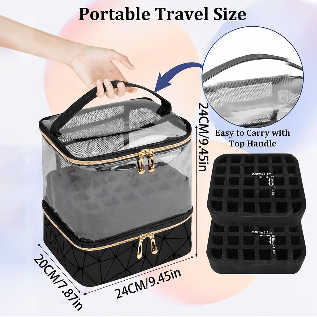 Cosmetic organizer with intelligent compartment system Kalsten