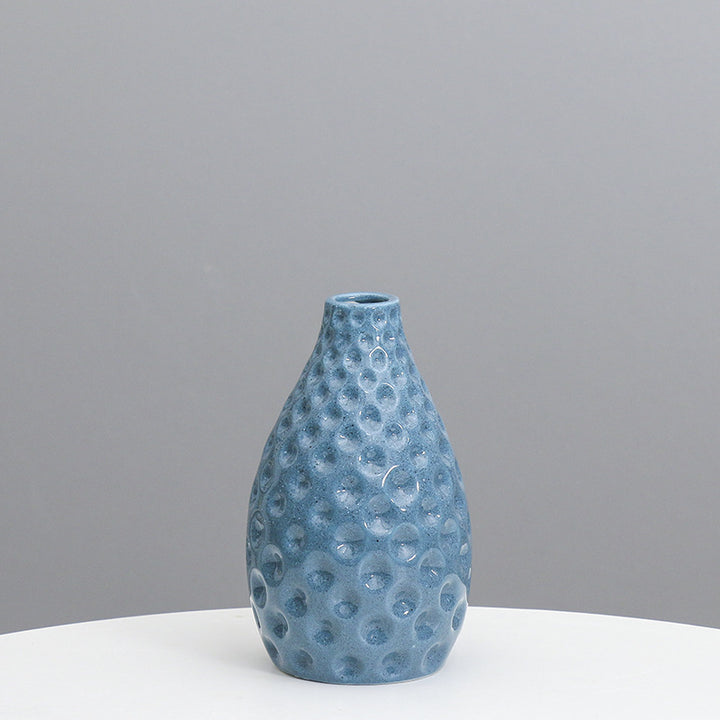 Textured Ceramic Decorative Vase Kalsten
