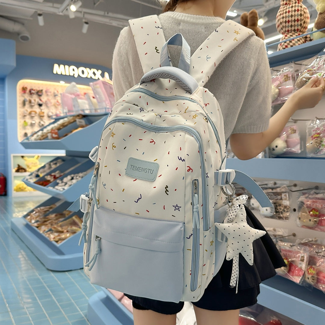 Trendy Decorative Patterned Backpack Kalsten